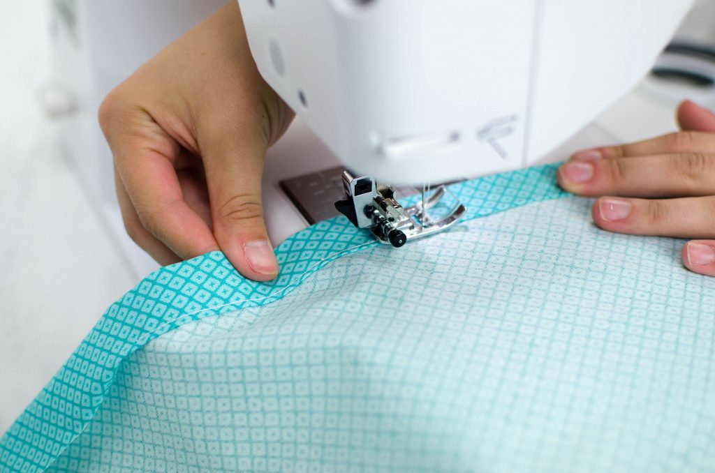 sewing your hem on your sewing machine