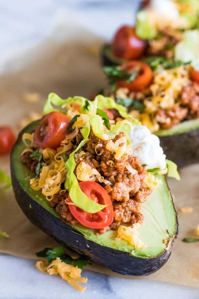 Taco Stuffed Avocados