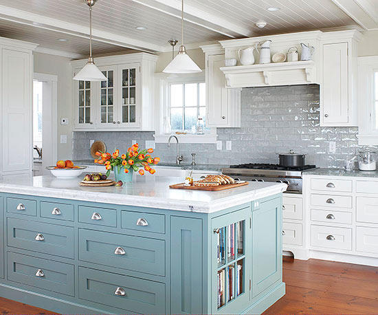 Colorful Kitchen Islands