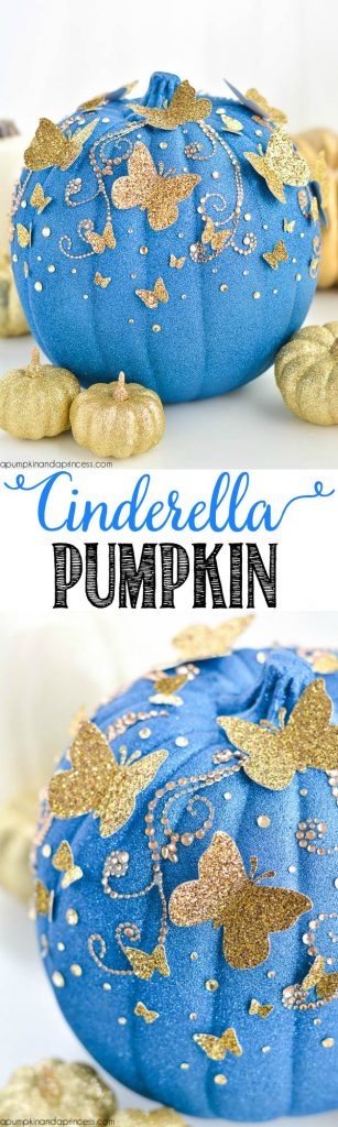 DIY Cinderella Butterfly Pumpkin