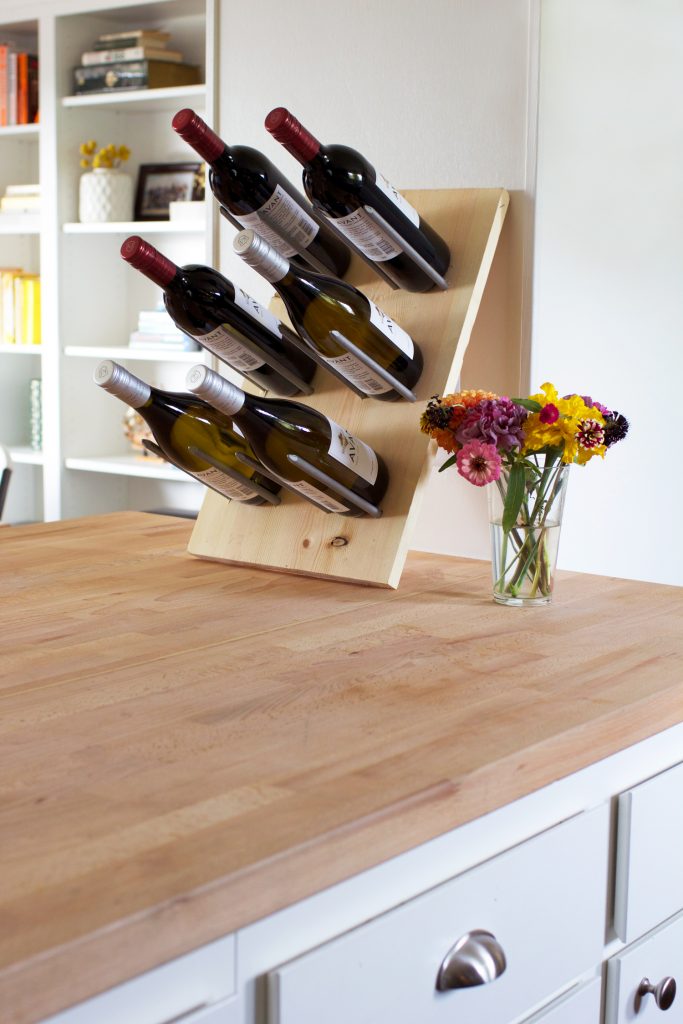 DIY Modern Wine Rack