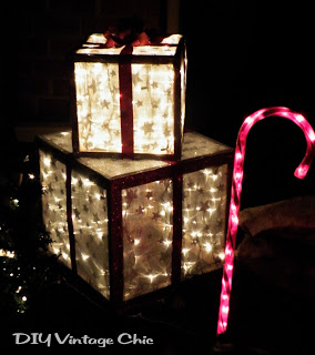 Lighted Christmas Presents for Outdoors