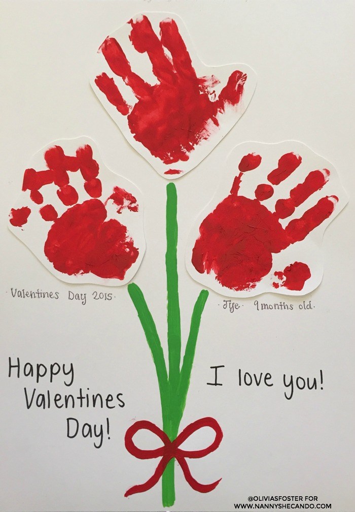 Hand Print Flowers