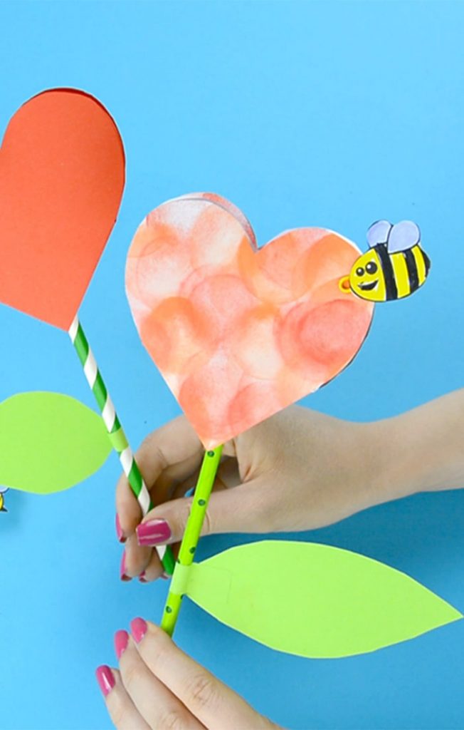 Paper Heart Flower