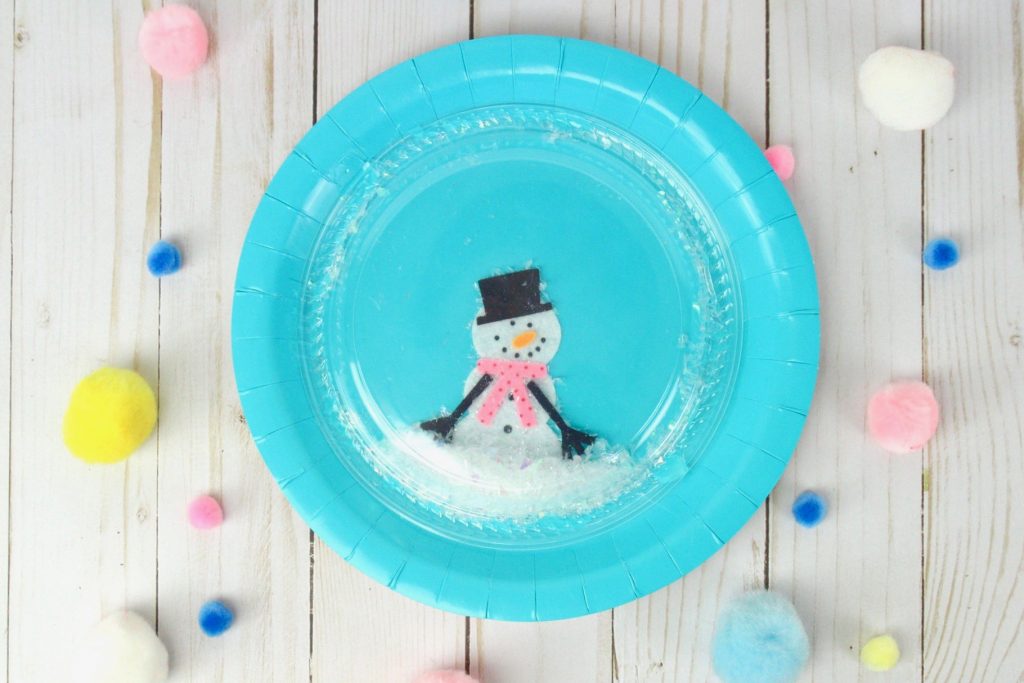 Paper Plate Snowman