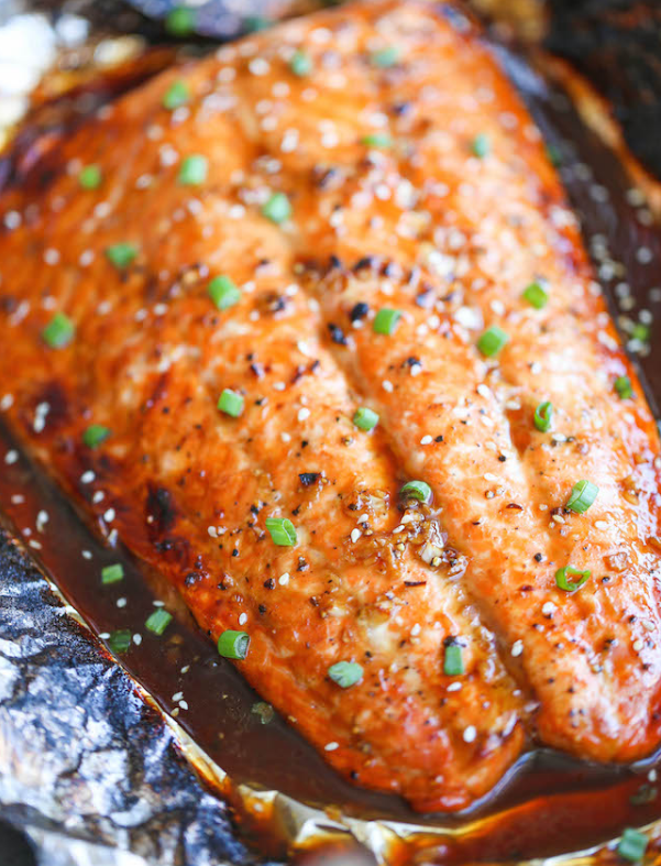 easy and delicious Asian salmon in foil recipe