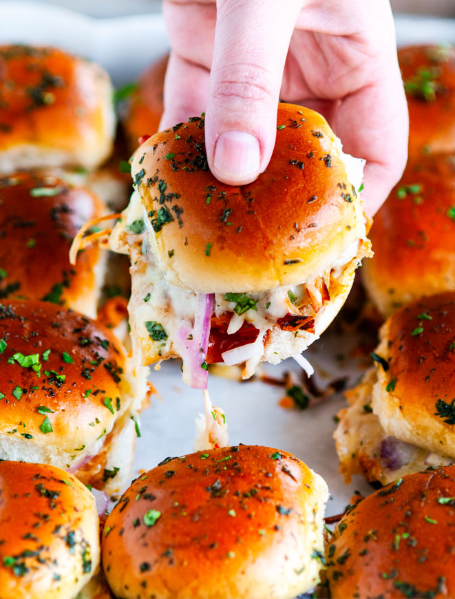 delicious bbq chicken sliders perfect while watching sports