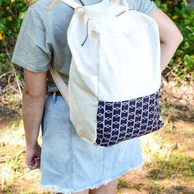 How to Sew a Color-blocked Backpack | A DIY Backpack You Will Want to Use thumbnail