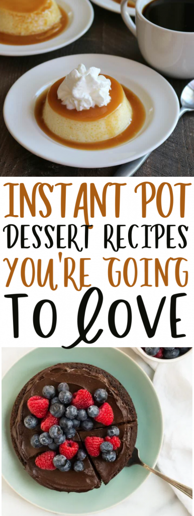 Instant Pot Dessert Recipes You're Going to Love Roundup