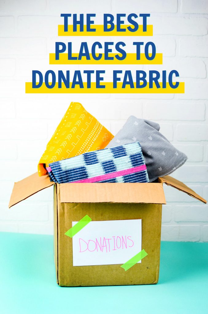 the best places to donate fabric