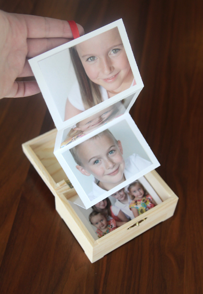 photo gift box - makes a great Christmas gift you can make on a budget