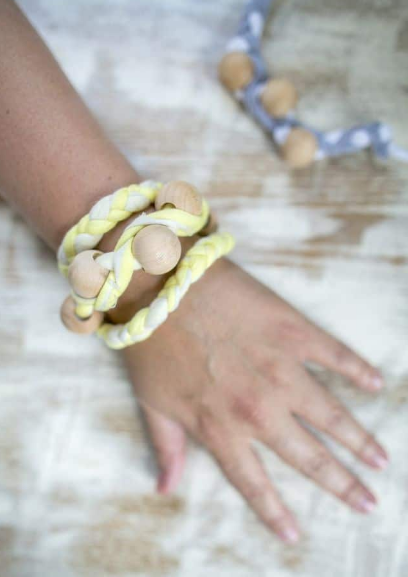 bracelet you can make from an old shirt