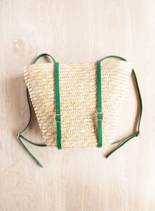 Basket backpack - makes a great Christmas gift you can make on a budget