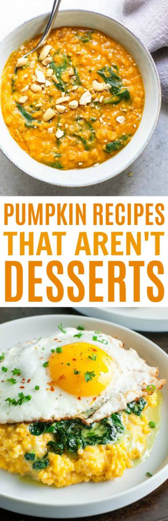 Pumpkin Recipes that Aren't Dessert