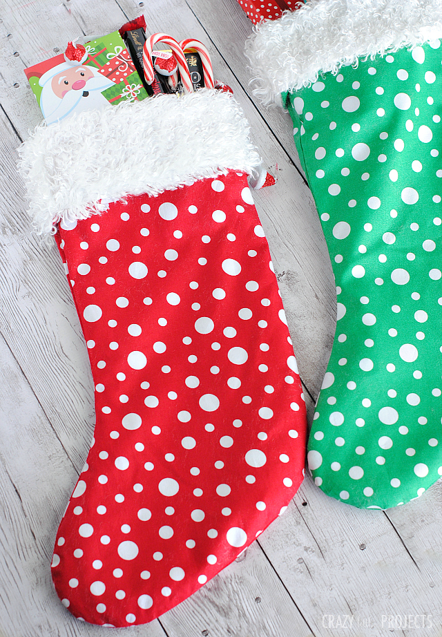 Easy Christmas Stocking Pattern Holiday Craft Projects