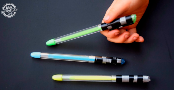 Star Wars designed lightsaber pens