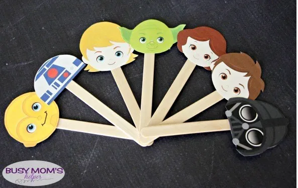 Star wars characters puppets