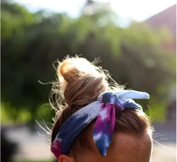 DIY Tie Dye Headbands From T-Shirts Craft Projects For Kids