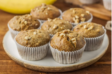 Vegan Banana Muffins recipe perfect breakfast bites, snacks, and desserts