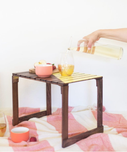 diy mini picnic tables for summer outdoor activity