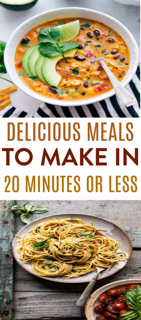 Delicious Meals to Make in 20 Minutes or Less Roundups