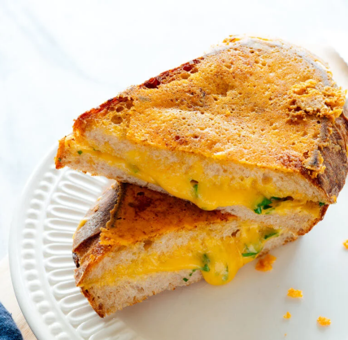 Favorite Grilled Cheese Sandwich A Gourmet Flavor Vegetarian Recipe