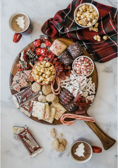How to make a holiday candy charcuterie board 