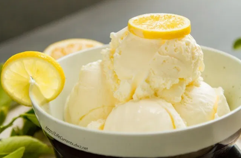 creamiest Fresh Lemon Custard Ice Cream perfect for the summer