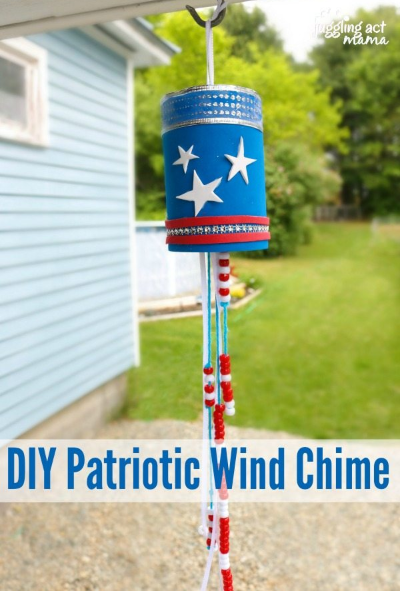 Patriotic wind chime