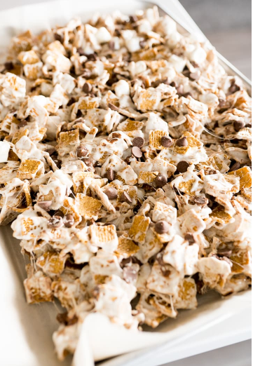 Krispie treats s'mores