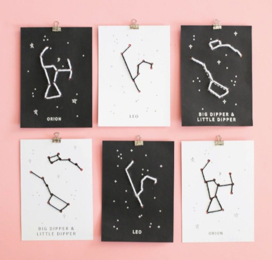 Kid Friendly Constellation String Art