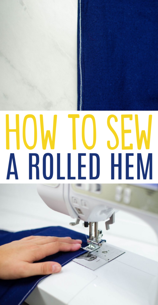 tips for sewing a rolled hem