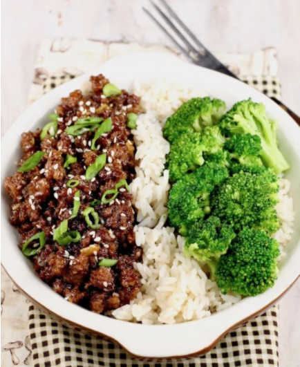 Easy to make delicious Korean ground beef and broccoli dinner menu for the family