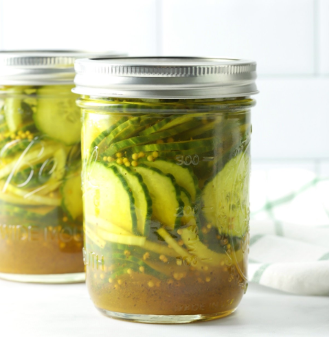 easy homemade refrigerator bread and butter pickles 