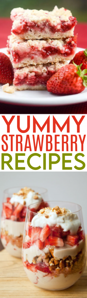 Yummy Strawberry recipes roundup
