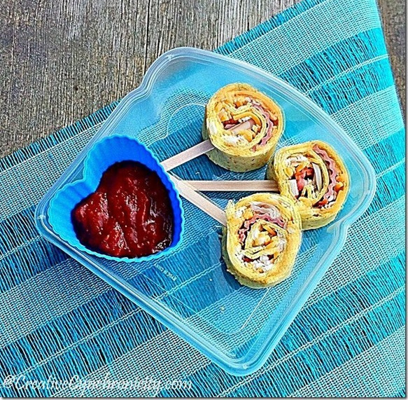 pizza pinwheel lollipops tasty lunch for kids