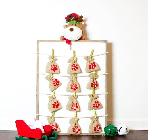 diy advent calendar for dogs cute animal craft projects