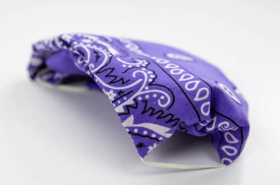 No-sewn bandana face mask 