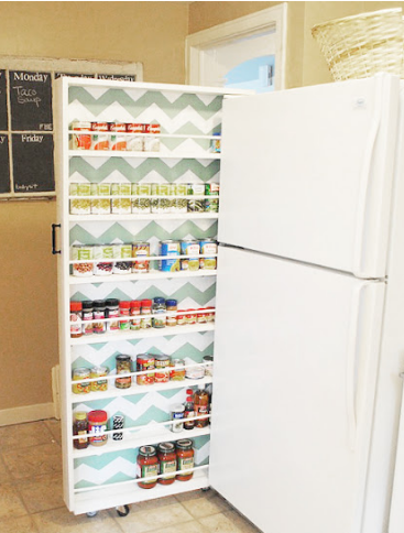 DIY Canned Food Organizer Tutorial for the Kitchen