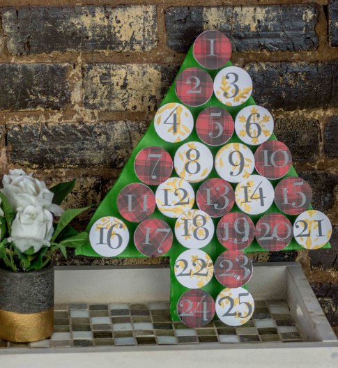 quick and easy diy christmas advent calendar holiday craft