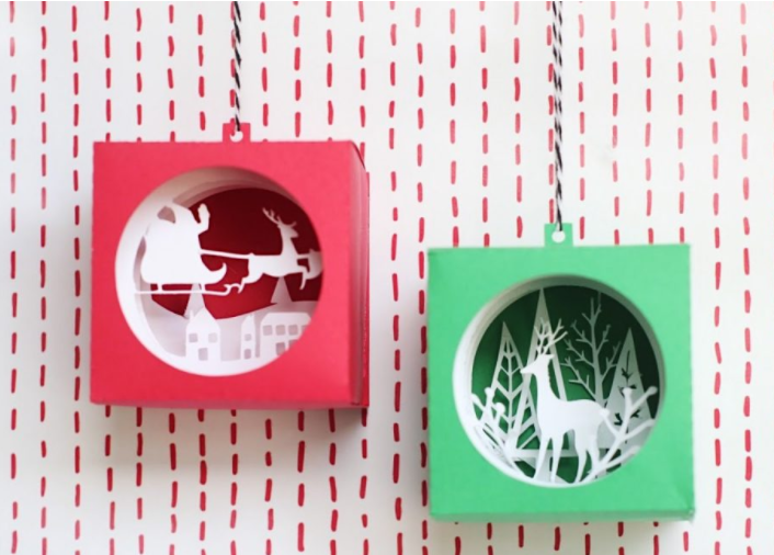 DIY 3D Paper Christmas Ornament