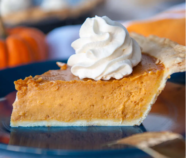 classic pumpkin pie with warm spices, creamy texture, and a crunchy crust