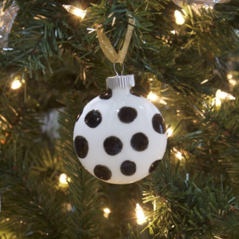 DIY KATE SPADE INSPIRED Christmas Tree ORNAMENTS Easy and Fun Craft to Maker with the Whole Family