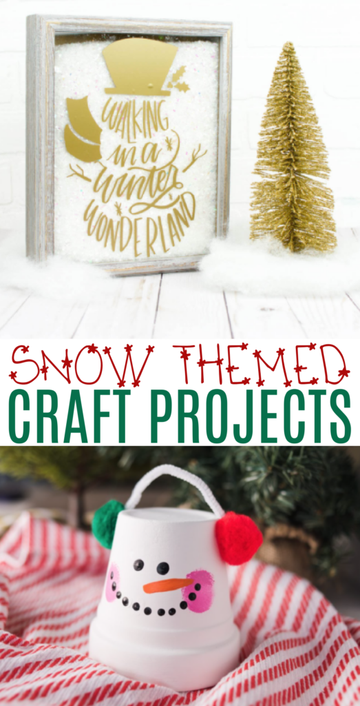Snow Themed Craft Projects roundup