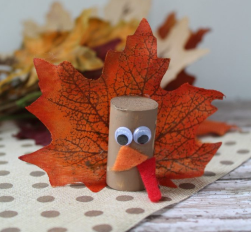 wine cork turkey thanksgiving craft project for kids