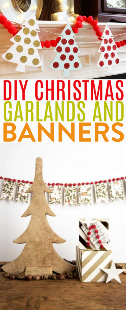 DIY Christmas Garlands and Banners Roundup
