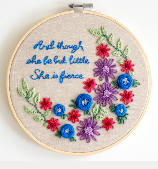 Learn how to embroider simple but pretty designs fun craft