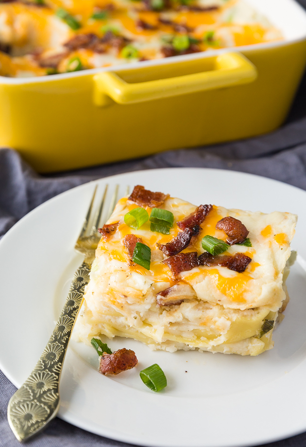 easy and delicious lasagna-style pierogi casserole recipe 