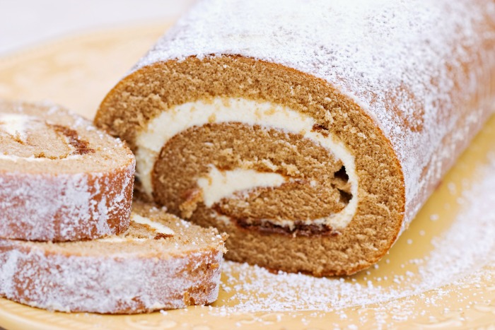 pumpkin cream cheese roll