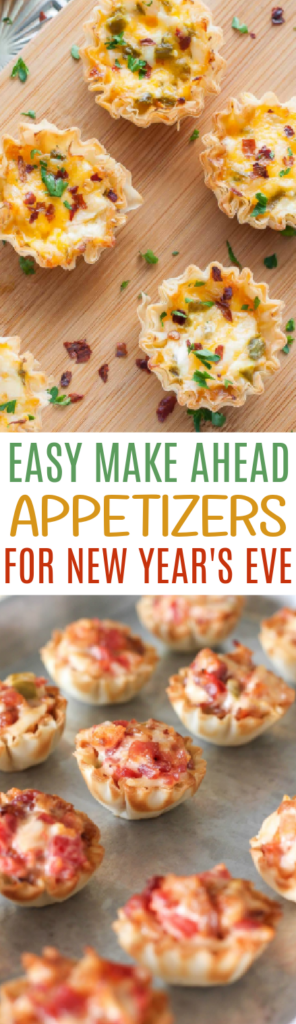 Easy Make Ahead Appetizers For New Year's Eve roundup